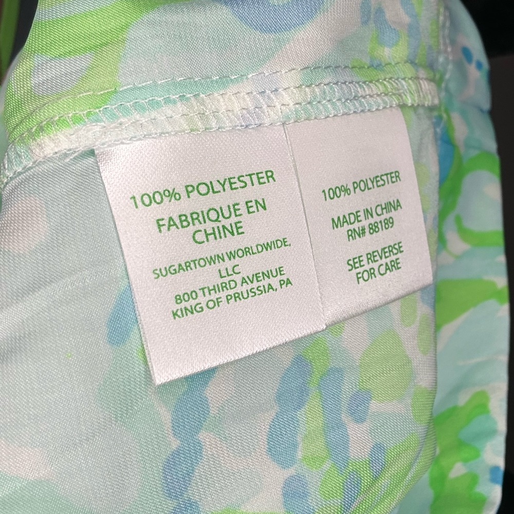 Lilly Pulitzer Any Fins Possible Deanna Romper XS - Picture 8 of 8
